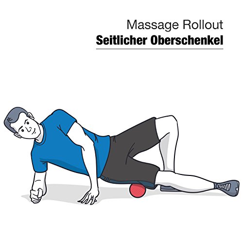 Massageball-Set – Duoball Faszienrolle und Faszienball inkl. Start-Guide – für wirkungsvolle Selbstmassage, Faszientraining und punktuelle Schmerzbehandlung – 8 cm – von enducore - 4