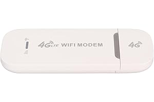 BEWINNER Router di Rete Wireless, Modem WiFi USB 4G LTE con Slot per Scheda SIM, Hot Spot WiFi Mobile 4G LTE da 150 Mbps Sbloccato in Europa, Asia, Sud-EST Asiatico, Africa (Bianco)