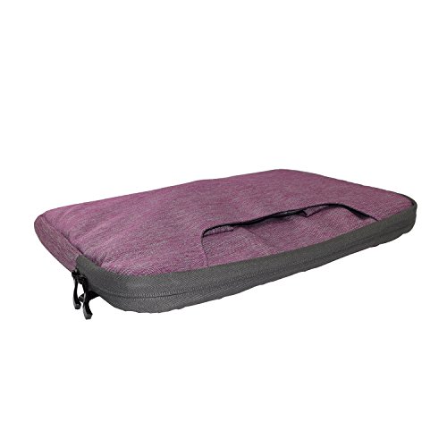 Willful Denim-Gewebe 15-15,6 Zoll Schutzhülle Laptophülle Tragetasche Aktentasche Sleeve Tasche mit Griff für 38,1-39,6 cm-Laptop / Notebook-Computer / MacBook Pro 15.4 Lila - 6