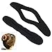 Generic 2 x Large Magic Sponge Hair Styling Bun Maker Twist Curler Tool Clip Donut Style