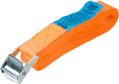 kwb Spanngurte-Set 983800 (in Transport-Tasche zur Ladungssicherung, inklusive 2 Gepäckspanner, 2 Ratschenspanngurte 2-teilig, 2 Zurrgurte, 1 Warnflagge) - 6