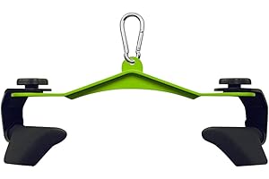 SevnElk Poignées de Fixation de Machine à câble, poignées d'exercice en Acier Robuste Poignées pour Triceps Rowing LAT Pulldown Press Down T Bar Home Gym