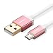 Produktbild UGREEN Micro USB Kabel 1m Ladekabel Datenkabel 2A für Android Smartphones, Samsung, LG, Motorola, HTC, Sony, Xiaomi, Huawei, Lenovo, PS4, Xbox usw Rosegold, Lebenslange Garantie