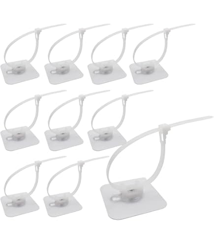 Attaches De Câble Adhésives 120 MM / 150 MM Et 100 Coussinets De Base