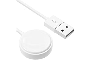 BERLS Chargeur Compatible avec Apple Watch, Câble de Recharge Magnétique Compatible avec iWatch Series SE 10 9 8 7 6 5 4 3 2 Ultra 45mm 44mm 42mm 41mm 40mm 38mm, USB 1M Câble de Charger Montre