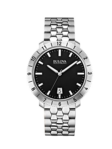 Bulova unisex-Armbanduhr Moonview Analog Quarz Edelstahl 96B207 Bulova unisex-Armbanduhr Moonview Analog Quarz Edelstahl 96B207