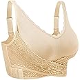 iClosam Reggiseno Senza Ferretto, Reggiseno Bra Donna Push up con Imbottito Rimovibili M-3XL