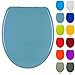 Produktbild WOLTU WS2594 Premium WC-Sitz mit Absenkautomatik, Duroplast, Fast Fix, Softclose, Antibakteriell, Neu&Ovp, Hellblau