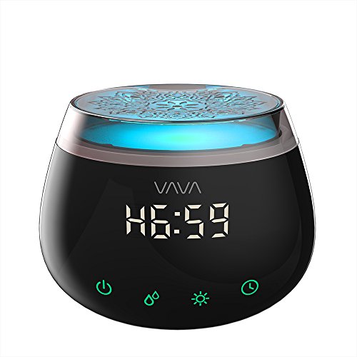 Aroma Diffuser VAVA LED-Display Duftzerstäuber 270ml Aromatherapie Diffusor mit 8 Zeiteinstellungen Zwei Nebeleinstellungen, 7 Lichtfarben
