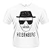 Produktbild PHM Herren Breaking Bad Heisenberg Sketch T-Shirt, Weiß Blanc, Small