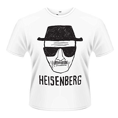 Preisvergleich Produktbild PHM Herren Breaking Bad Heisenberg Sketch T-Shirt, Weiß Blanc, Small