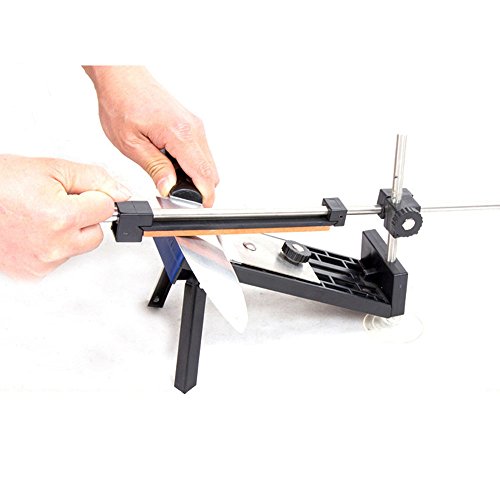 Hifina Messerschärfer / Messerschärfer Kits / Messerschärfer Küche / Knife Messerschleifer festen Winkel mit 4 Steinen Und 1 Stift - 4