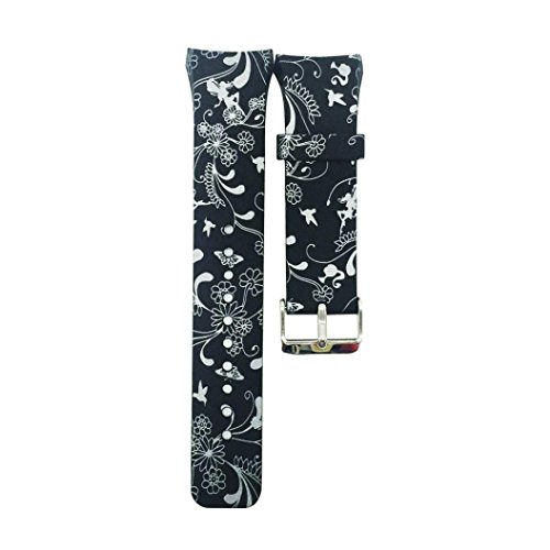 Malloom Camuflaje Deportes Silicona Pulsera Correa Bandas para Samsung Gear Fit2 Pro (L)