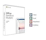 Microsoft Office Famille et Etudiant 2019 - 1 PC ou Mac - achat définitif (envoi par la poste)
