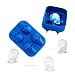Produktbild Hivexagon Marineblau 3D Silikon Totenkopf Eiswürfelform für Whiskey Saft und Cocktails HG276