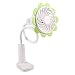 Produktbild Lovely Sonne Blume flexibler USB Mini Lüfter mit Clip biegbarer tragbar wiederaufladbar batteriebetrieben Clip auf USB-Ventilator für Baby Buggy Schreibtisch Nachttisch Lesen grün grün