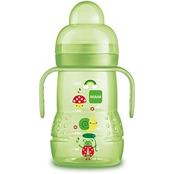 MAM Trainer Bottle, Non Spill Spout - 220 ml, Blue: MAM
