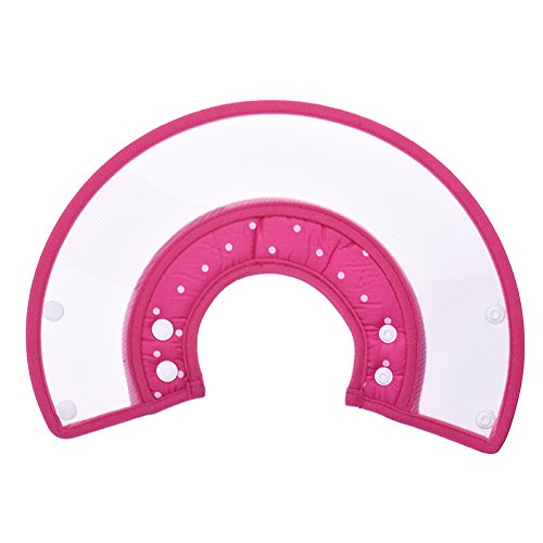 Colour-Dot-Adjustable-Elizabethan-Dog-Cat-Pet-Grooming-Wound-Healing-Cone-4-Sizes-Available-Color-Sent-by-Randomly