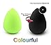 VMAGIC High-End Pro Makeup Sponges Beauty Blender for Flawless, Applicator, Highlight and Foundation (Lemon Green + Black (2pcs))