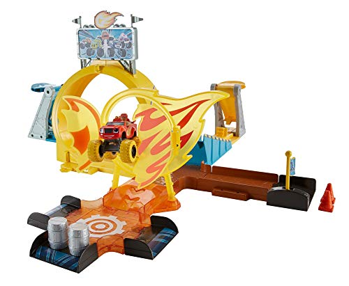 Blaze and the Monster Machines-La Pista Acrobazie in Città Blaze, Multicolore, GFC08