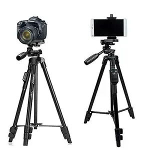 Jiyatech Tripod Mobile Stand with Bluetooth Remote Control Shutter for DSLRs, MOBILES, Action Cameras & Digital Cameras