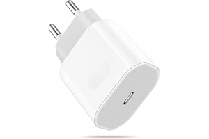 ANVSI Chargeur USB C, 20W Prise USB C Chargeur Rapide pour iPhone 17/17 Air/17 Pro/17 Pro Max/16/15/14/13/12/11 Plus Mini SE X XS XR, Samsung Galaxy, Embout Adaptateur Secteur Bloc Type C