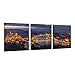Produktbild Bilderwelten Leinwandbild 3-teilig - Blick über Budapest - Quadrate 1:1, 3X 50x50cm