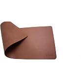 IMP-025 Suni Deri Masa Matı Mousepad | 70x30 cm Su Ge&ccedil;irmez Kaymaz Taban | Su ge&ccedil;irmez
