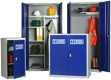 SHS Handling HG6272-1 Double PPE Cabinet, Large, 3 Shelves, 1830 mm Height, 915 mm Width, 457 mm Length