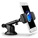 Price comparison product image Car Phone Holder, TechRise Super Stable Car Mount Phone Holder with 360 Degrees Rotations Adjustable Dashboard and Air-Suction Strong Sticky Gel Pad For Apple iPhone 7 6 6s Plus SE 5S, HTC, Nokia and More
