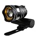 Produktbild HCFKJ 350LM T6 LED Radfahren Fahrrad Kopf Licht Taschenlampe 3 Modi Taschenlampe USB (SCHWARZ)