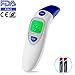 Produktbild Romeker Fieberthermometer Ohrthermometer Digital Stirnthermometer Infrarotthermometer 4-in-1 Medizinisches Thermometer Fieber Messen für Baby Kinder Erwachsenen Objekte Oberflächen mit CE-zertifiziert