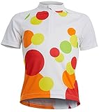 Polaris Girls Spot SS Jsy Kids - White/Polka Dot, Large