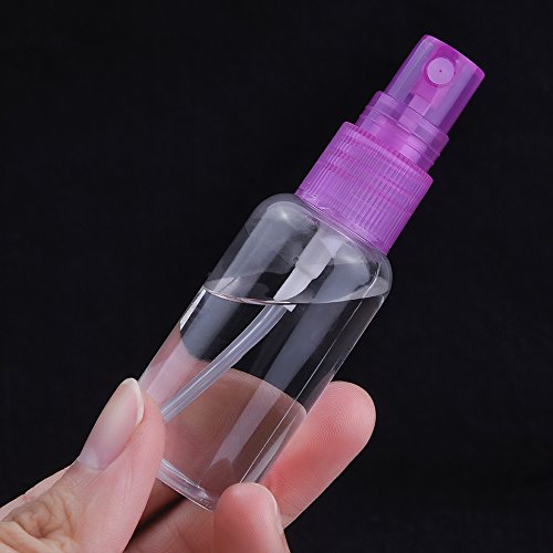 eBoot Fein Klar Spray Sprühflaschen Kunststoff Zerstäuber Reiseset Flasche (4 Stück, Transparent) - 5