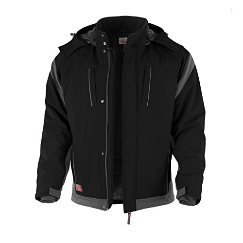 Preisvergleich Produktbild PRO-Softshelljacke schwarz / grau Grösse M