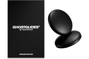 GHOSTGLIDES CYCLONE MINI-DOUGHNUTS łyżworolki w kropki, wymienne łyżwy pod mysz, trwałe, gładkie i zrównoważone prędkości.