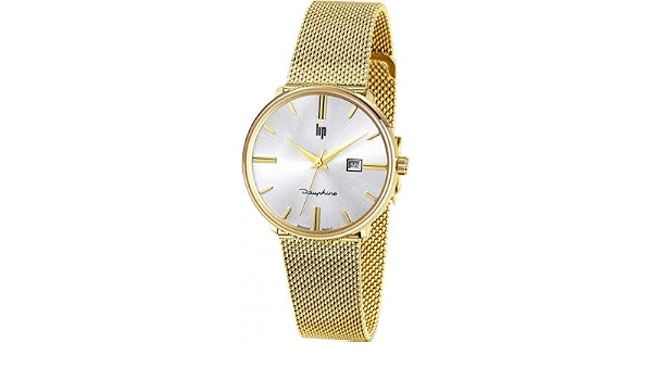 Orologio Lip da uomo, motivo: delfine, in metallo dorato, 671320 :  Amazon.it: Orologi