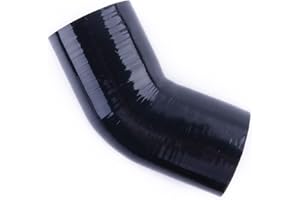 LUXERAD,45 Degree ID 3"(76mm) Elbow Silicone Coupler Hose,Length 102mm One Leg,4-Ply Reinforced Turbo Intercooler Intake Piping Industrial Hydraulic Hoses