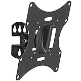 VonHaus 19-42" Tilt &amp; Swivel TV Wall Mount Bracket for LED, LCD, 3D, Curved, Plasma, Flat Screen Televisions - Super Strong 30kg Weight Capacity (Electronics)
