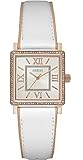 Guess Damen Analog Quarz Uhr mit Leder Armband W0829L11
