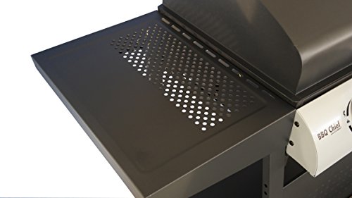 Gasgrill MAXXUS® BBQ CHIEF 4.2i – Neues Modell – 3 Edelstahl-Brenner mit 9kW Gesamtleistung. Gussrost, Seitenablagen - 5