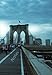 Produktbild Mini Notizbuch - New York Brooklyn Bridge Color ca. DIN A6 - liniert