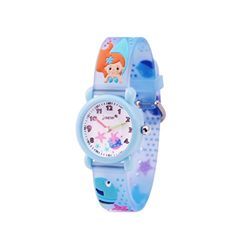 WOLFTEETH Kinder und Jugendliche Uhr Analog Quarz mit Plastik Armband 3066 MEHRWEG