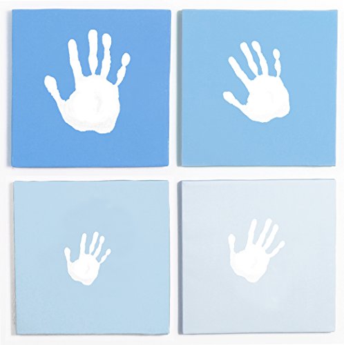 Pearhead Handprint Wall Art Set (Blue)