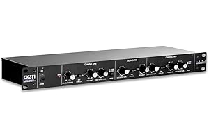 Filtre Actif 2 Voies Stéréo + Sub Mono ART CX311 - Optimisation Sonore Professionnelle avec Contrôles Indépendants, Réglage Niveaux de Sortie, et Filtres Hautement Paramétrables