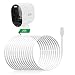 Produktbild LANMU 8m Kabel Stromkabel Netzkabel mit Kabelclip Smart Home Zubehör für Arlo Ultra Überwachungskamera Sicherheitssystem (ohne Netzstecker)