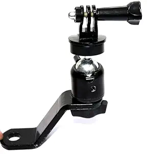 SHOPEE Motorcycle Rearview Mirror Mount Metal Bracket Holder Compatible with GoPro Hero 10/9/8/7/6/5 Black Action and More
