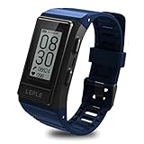 XiYunHan Smart Armband Schlafüberwachung GPS Bluetooth Armband Wasserdicht IP68 S909 (Rot, Blau, Schwarz) (Color : Blue)