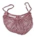 Produktbild estes. EL Bio Baumwolle String Tasche Wiederverwendbar tragbar Schultertasche Mesh-Tasche Supermarkt Einkaufstasche