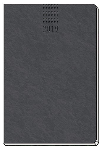 Wochenplaner 2019 Soft Touch A5 Anthrazit